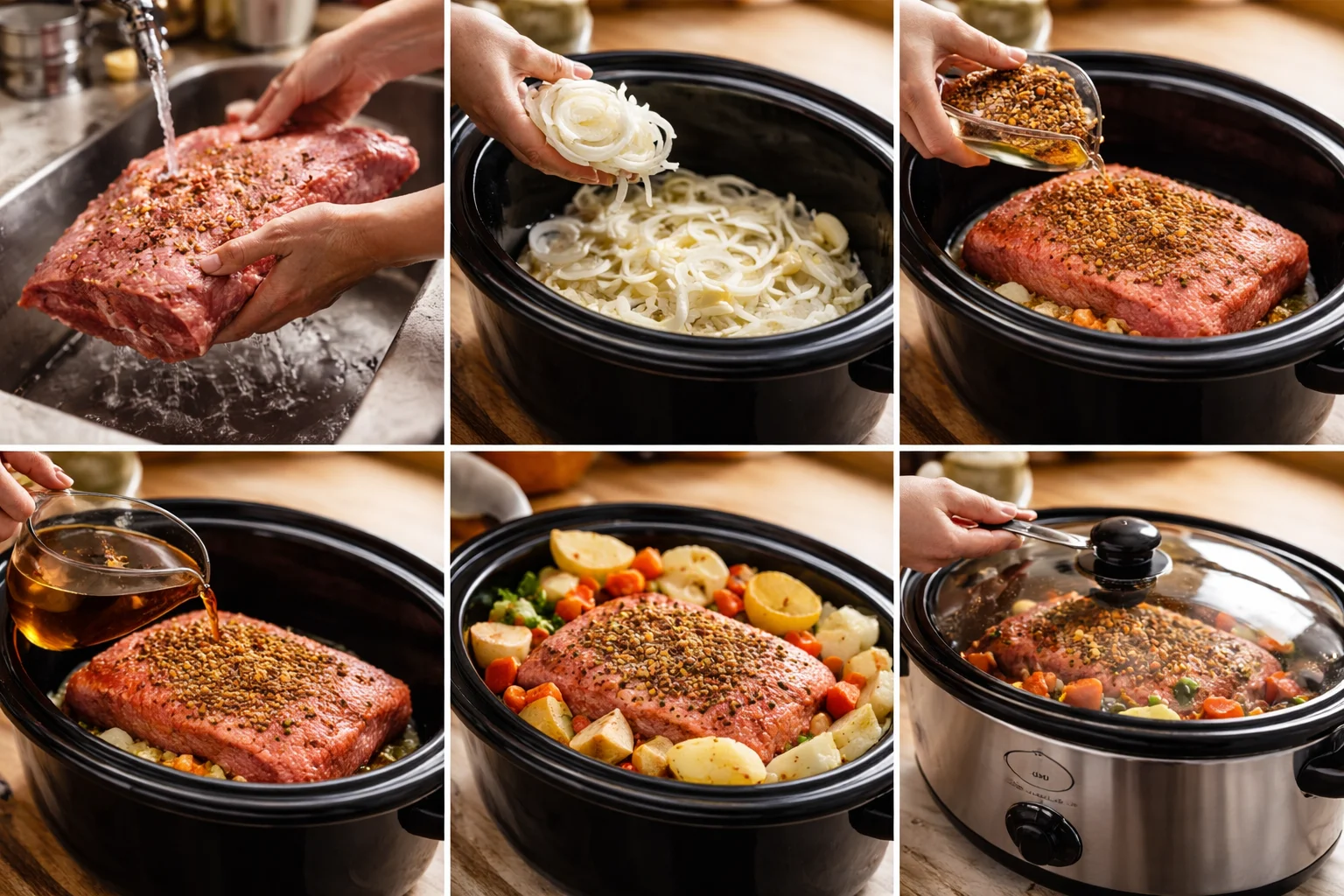 slow cooker corned beef